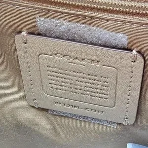Coach Court Backpack in Signature Canvas with Tiger C7317 Light Khaki Chalk beige-cloth-coach-backpack-  main image 4